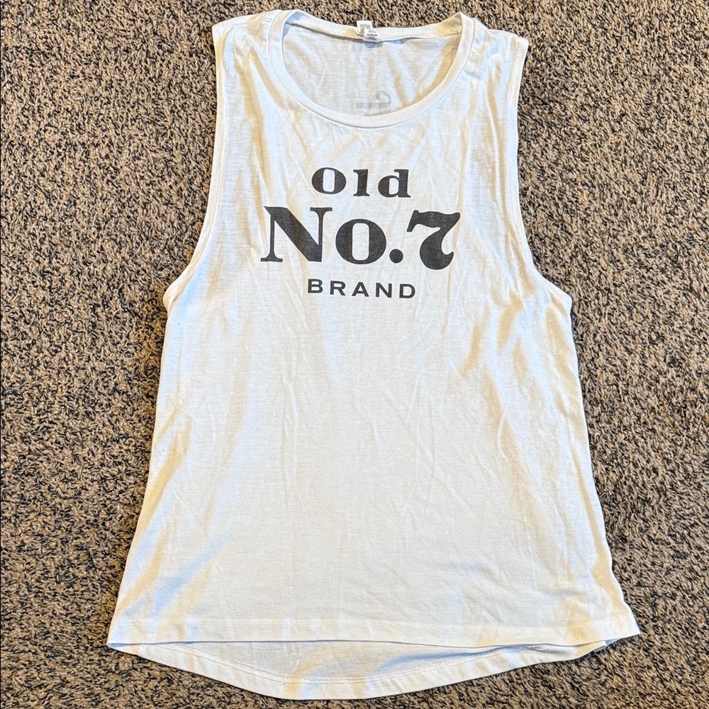 White Jack Daniels muscle tanktop